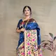 N BLUE__Royal Rajgharana Sarees